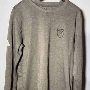Adidas MLS Heather Gray Crewneck Sweatshirt